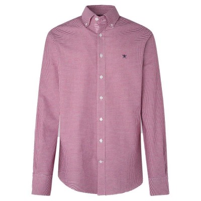 риза,с,дълъг,ръкав,мъжки,ризи,hackett,essential,gingham,ox,long,sleeve,shirt,purple