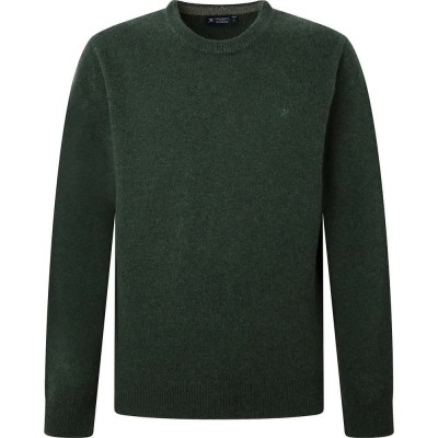 блуза,мъжки,пуловери,hackett,lambswool,sweater,green,(peat)