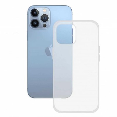 други,аксесоари,ksix,bulk,flex,premium,iphone,13,pro,max,silicone,phone,case,blue,(clear)