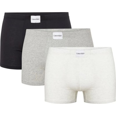 боксерки,мъжко,бельо,calvin,klein,000nb3262a,boxers,3,units,multicolor,(grey,heather,black,snow,heather)