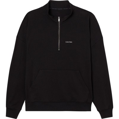 блуза,мъжки,пуловери,calvin,klein,quarter,full,zip,sweatshirt,black