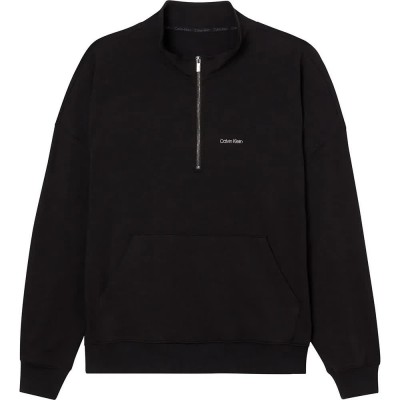 блуза,мъжки,пуловери,calvin,klein,quarter,full,zip,sweatshirt,black,(black)