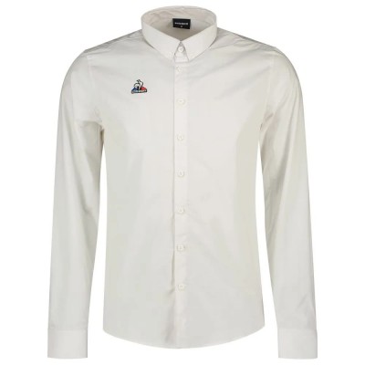 риза,с,дълъг,ръкав,мъжки,ризи,le,coq,sportif,n°1,presentation,long,sleeve,shirt,white
