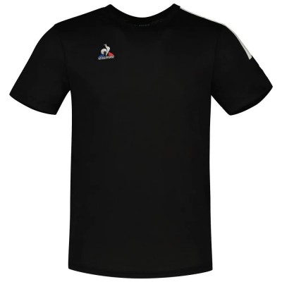 тениска,мъжки,тениски,le,coq,sportif,presentation,bicolore,n°1,short,sleeve,t,shirt,black,(black)