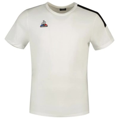 тениска,мъжки,тениски,le,coq,sportif,presentation,bicolore,n°1,short,sleeve,t,shirt,white,(new,optical,white)