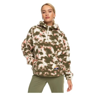 блуза,дамски,блузи,roxy,like,a,lucky,pr,sweatshirt,green,(deep,lichen,green,nimal)