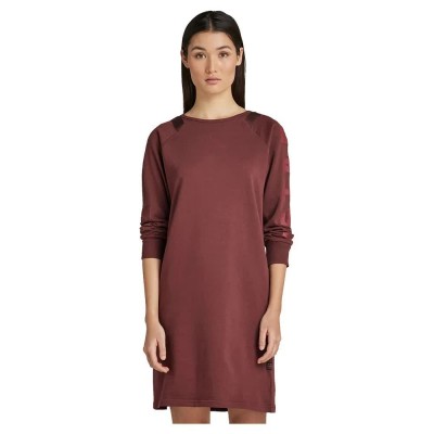 рокля,дамски,поли,и,рокли,g,star,sleeve,print,tweater,long,sleeve,dress,paccio,(red)