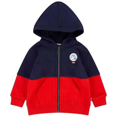 блуза,детски,блузи,levi´s,®,badge,full,zip,sweatshirt,red,blue,(naval,academy)