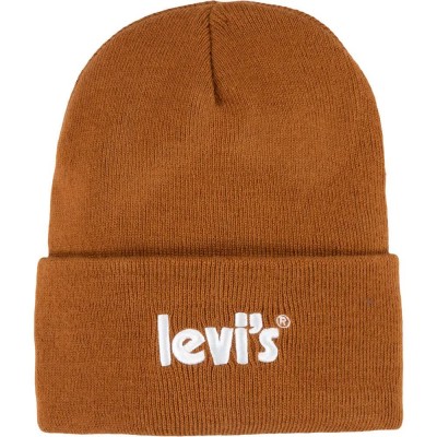 шапка,всички,шапки,levi´s,®,lan,poster,logo,beanie,brown,(cathay,spice)