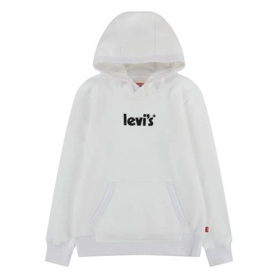 суичър,детски,блузи,levi's®,logo pullover,hoodie,white