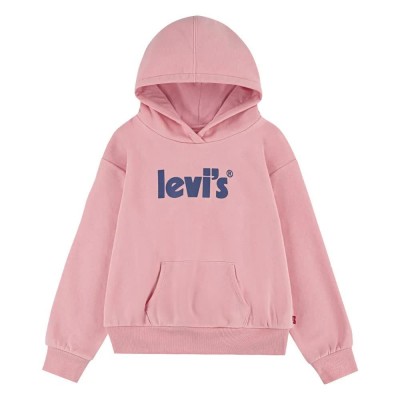 суичър,детски,блузи,levi's®,poster logo,hoodie,pink
