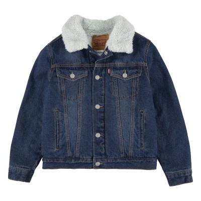 яке,детски,якета,и,палта,levi's®,sherpa,trucker,jacket,blue