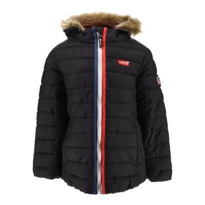 яке,детски,якета,и,палта,levi's®,tape detailed puffer,jacket,black