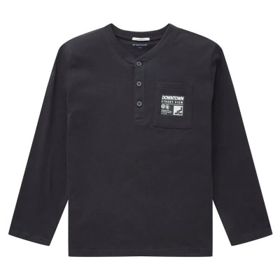 тениска,детски,тениски,tom,tailor,regular,printed,henley,long,sleeve,t,shirt,grey,(coal,grey)
