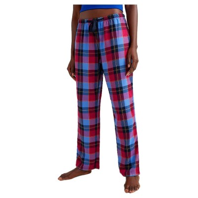 анцуг,дамски,панталони,tommy,hilfiger,flannel,sweat,pants,blue