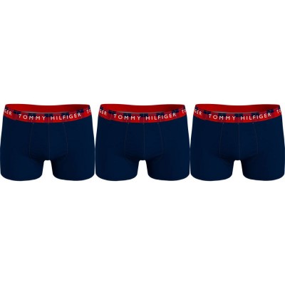 боксерки,мъжко,бельо,tommy,hilfiger,printed,boxer,3,units,blue