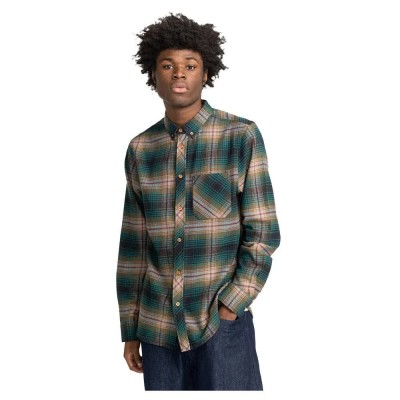 риза,с,дълъг,ръкав,мъжки,ризи,element,lumber,long,sleeve,shirt,green,(jasper)