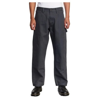 панталони,мъжки,панталони,rvca,chainmail,pants,grey,(garage,blue)