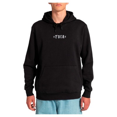 суичър,мъжки,пуловери,rvca,floral,skulls,hoodie,black