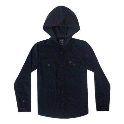 риза,с,дълъг,ръкав,детски,ризи,rvca,husker,long,sleeve,shirt,black