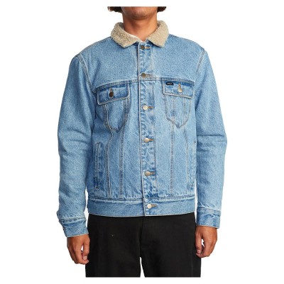 яке,мъжки,якета,rvca,waylon,denim,jacket,blue
