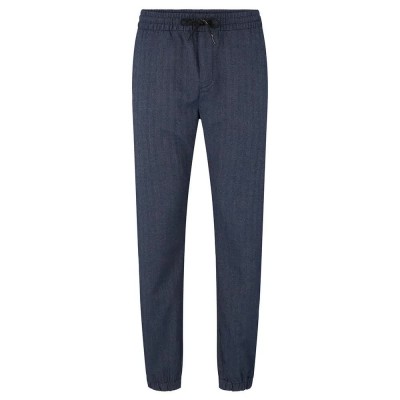 анцуг,мъжки,панталони,tom,tailor,1032861,joggers,navy,melange,herringbone,(blue)
