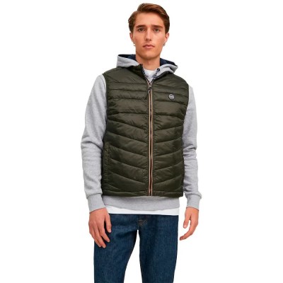 елек,мъжки,жилетки,jack,&,jones,hero,bodywarmer,collar,vest,green,(rosin)