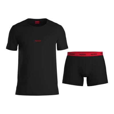 пижама,мъжки,пижами,hugo,10249742,01,short,sleeve,pyjama,black,(black)