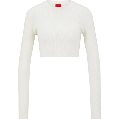 блуза,дамски,пуловери,дамски,плетени,дрехи,hugo,sriby,10246252,01,sweater,white,(open,white)