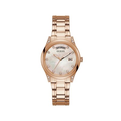 часовник,часовници,guess,aura,woman,watch,golden,(rose,gold)