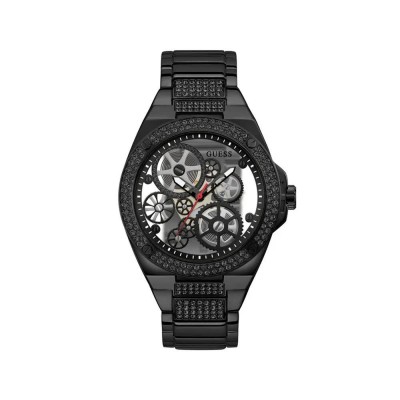 часовник,часовници,guess,big,reveal,watch,black,(black)