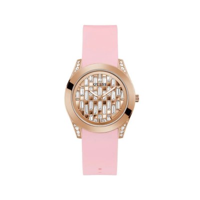 часовник,часовници,guess,clarity,watch,pink