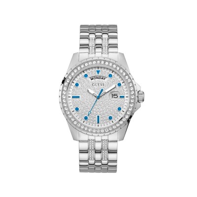 часовник,часовници,guess,comet,watch,silver