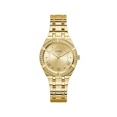часовник,часовници,guess,cosmo,watch,golden