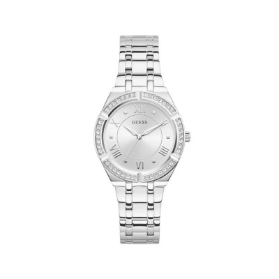 часовник,часовници,guess,cosmo,watch,silver