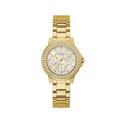 часовник,часовници,guess,crown,woman,watch,golden,(gold)