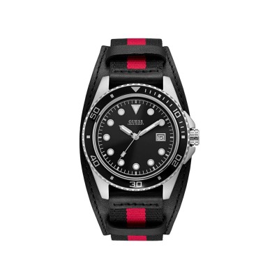 часовник,часовници,guess,gents,crew,watch,black