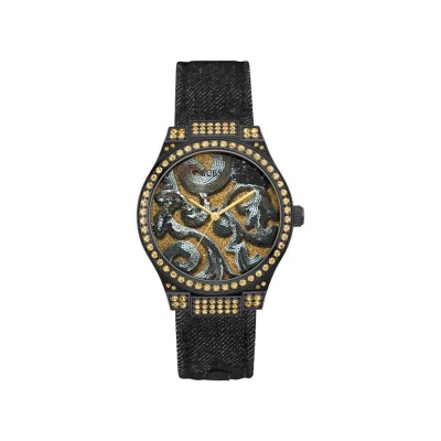 дамски,часовник,часовници,guess,ladies,baroque,woman,watch,black,(black)