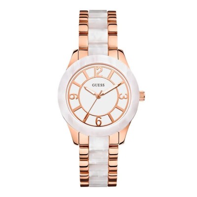 дамски,часовник,часовници,guess,ladies,sport,steel,watch,golden,(brown)