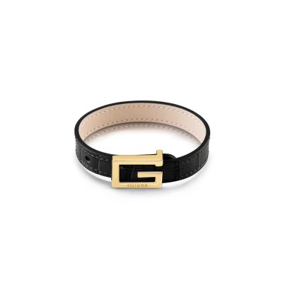 бижутерия,guess,leather,glam,jubb01216jwygbkt,bracelet,gold,(golden)