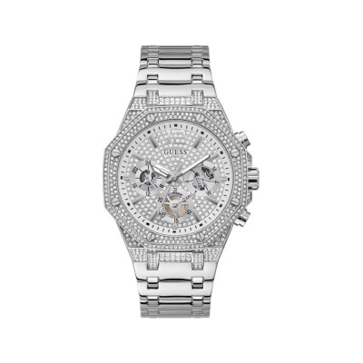 часовник,часовници,guess,momentum,watch,silver