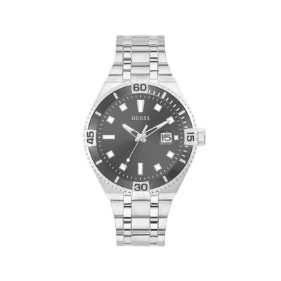 часовник,часовници,guess,premier,watch,silver