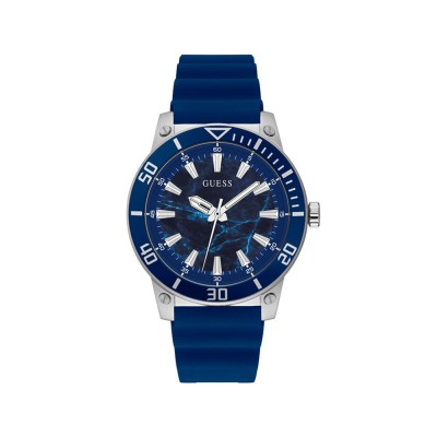 часовник,часовници,guess,quartz,watch,blue
