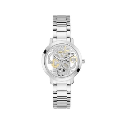 часовник,часовници,guess,quattro,clear,woman,watch,silver,(silver)