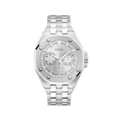 часовник,часовници,guess,top,gun,watch,silver,(silver)