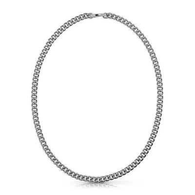 бижутерия,guess,23,8,mm,curb,round,as,necklace,silver
