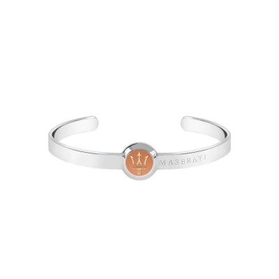 бижутерия,maserati,cuff,steel,bracelet,silver