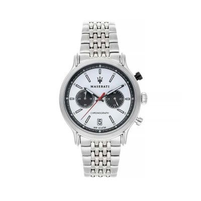 часовник,часовници,maserati,epoca,racing,42,mm,watch,silver