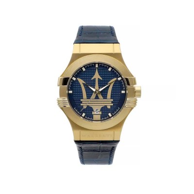часовник,часовници,maserati,potenza,42,mm,watch,golden