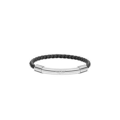 бижутерия,police,peagb2211501,bracelet,black,silver